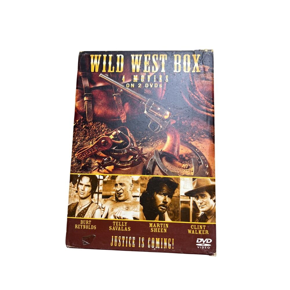 Wild West DVD Box Set 4 Movies Pancho Villa, Eagle's Wing, Navajo Joe